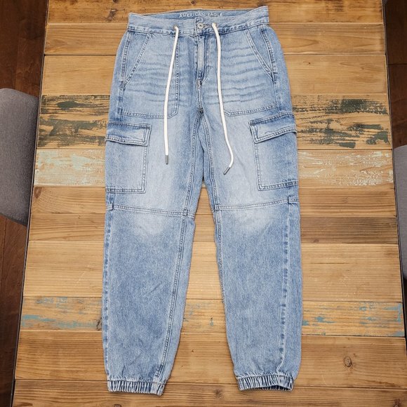 Women's American Eagle Cargo Jeans- Size 2 - Picture 1 of 6
